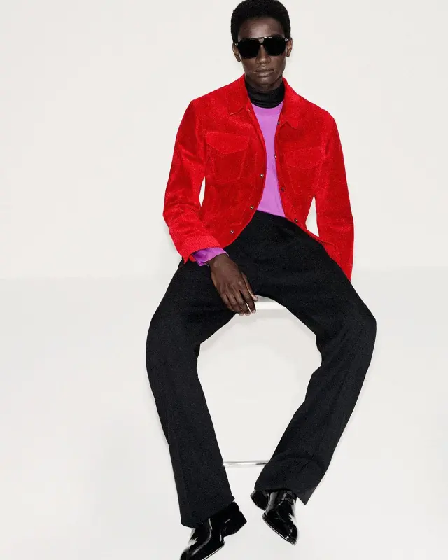CASHMERE SUEDE WESTERN JACKET online